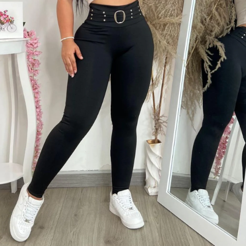💥 Leggings Dama | Doble Pretina + 2 Correas – ¡Estilo, Comodidad y Poder! 👖✨